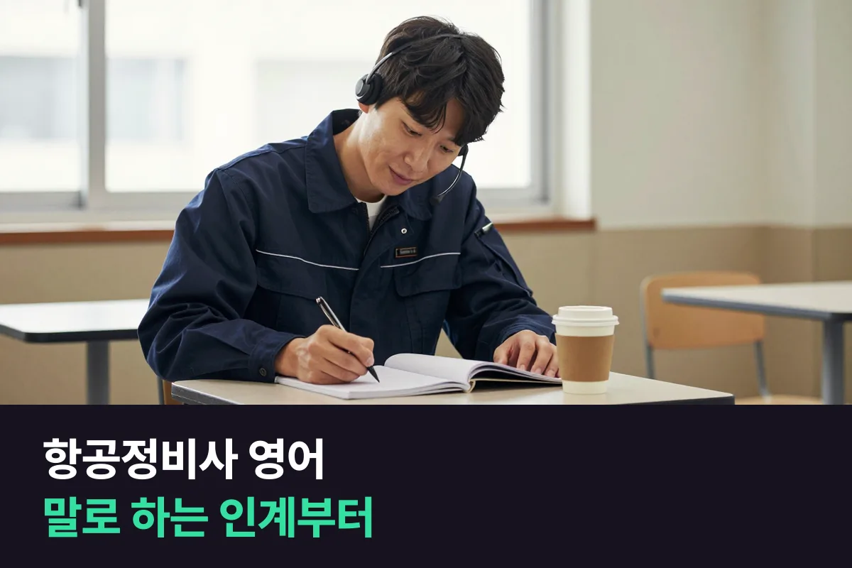 외국 항공사 기체를 맡는 항공정비사, 말하기 영어는 무엇부터 준비할까요?