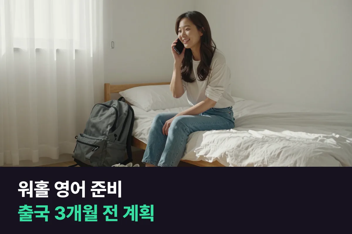 워홀 영어 준비: 호주 도착 첫 달에 쓸 말부터 3개월 동안 연습해요