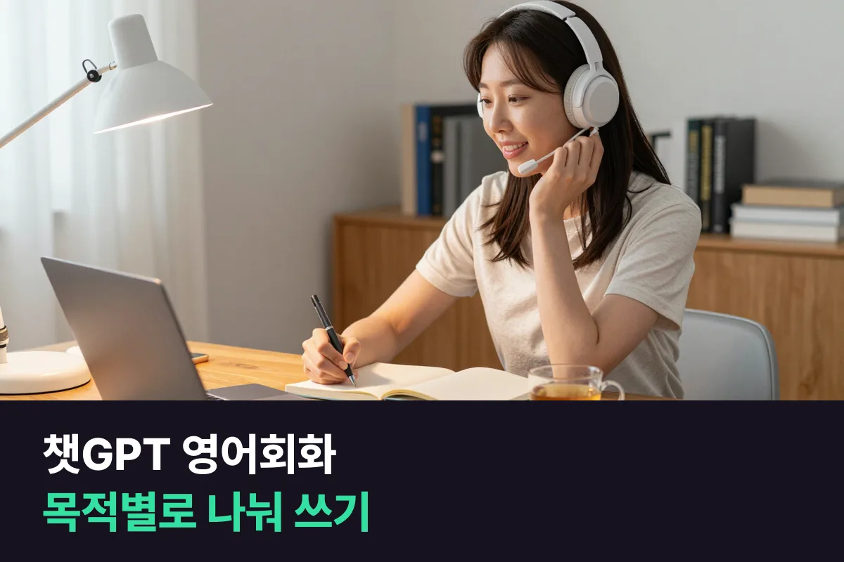 챗GPT 영어회화와 사람 강사 1:1 — 목적별로 나눠 맡기기