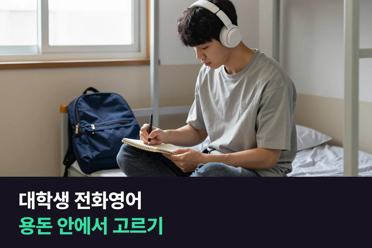 대학생 전화영어 가격: 용돈 안에서 몇 분까지 말할 수 있는지 업체별로 맞춰 봤어요