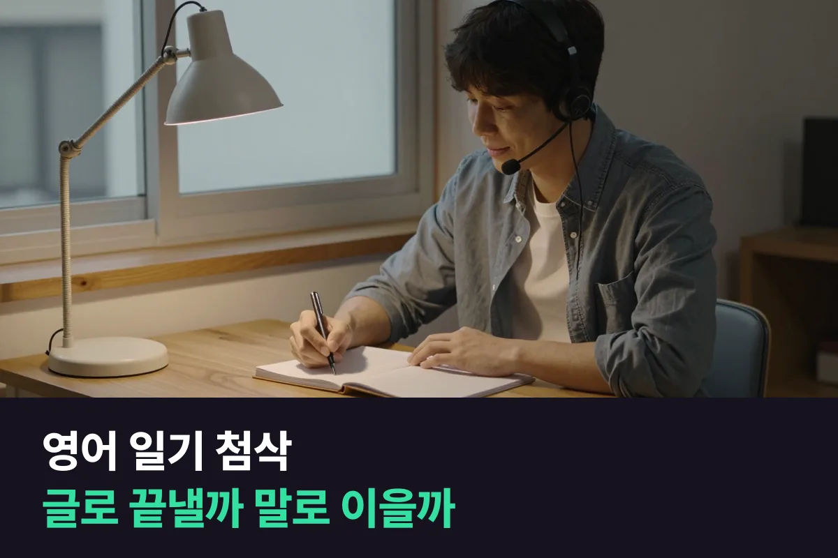 영어 일기, 첨삭 서비스에 맡길까 전화영어 피드백으로 이을까