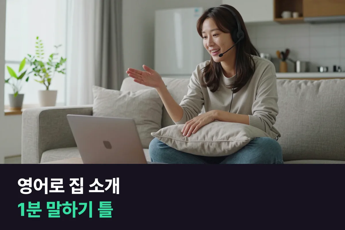 영어로 집 소개: 집 종류부터 방, 좋아하는 곳까지 1분 말하기 틀