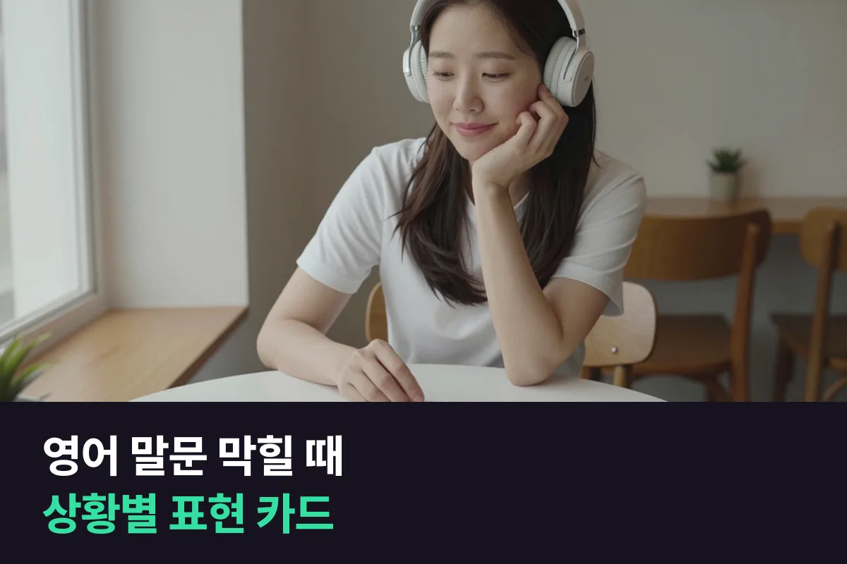 영어 말문 막힐 때: 수업 중 상황 7가지별로 꺼내 쓸 표현을 모았어요