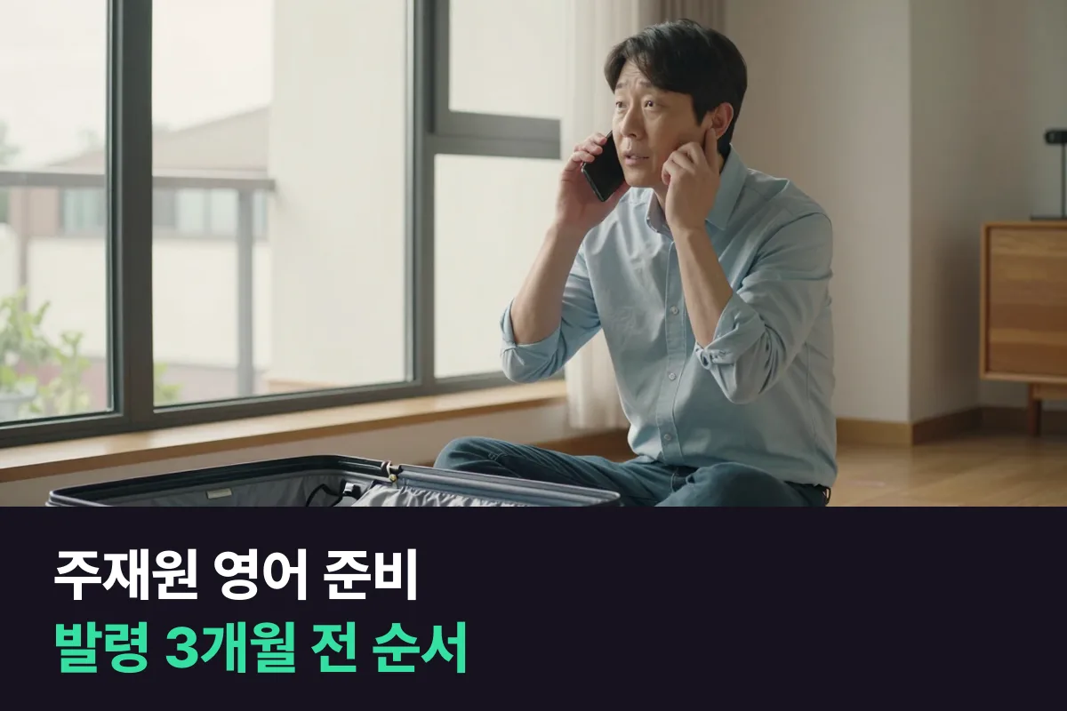 주재원 영어: 발령 3개월 전, 첫 출근 주에 쓸 말부터 준비하세요