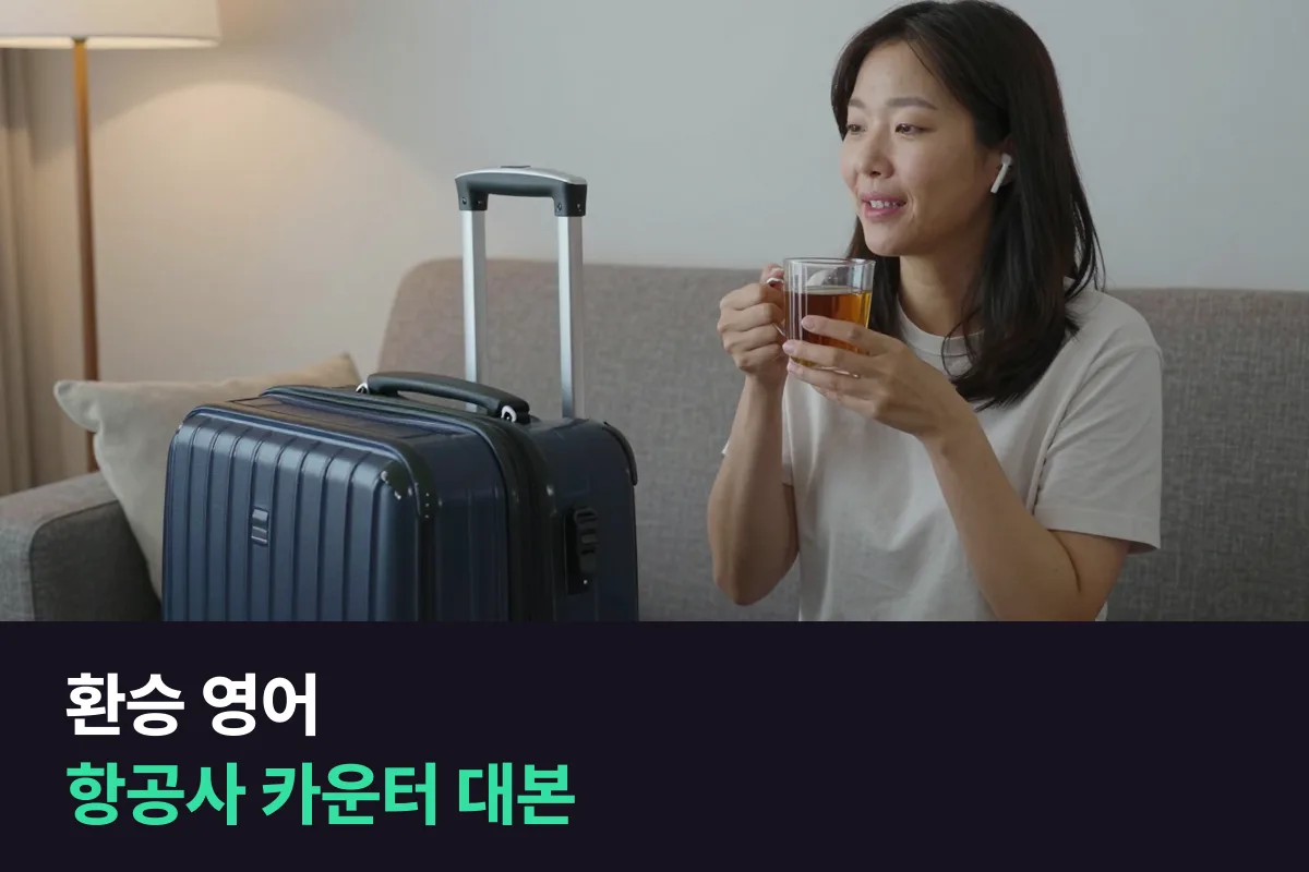 환승 영어: 연착·연결편 놓침 때 항공사 카운터에서 쓰는 대본 틀