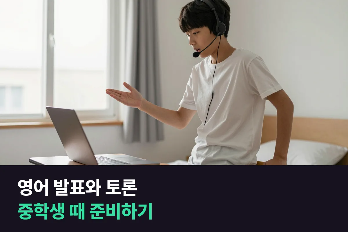 고등학교 영어 발표와 토론 과목, 중학생 때 무엇으로 준비하면 좋을까요?