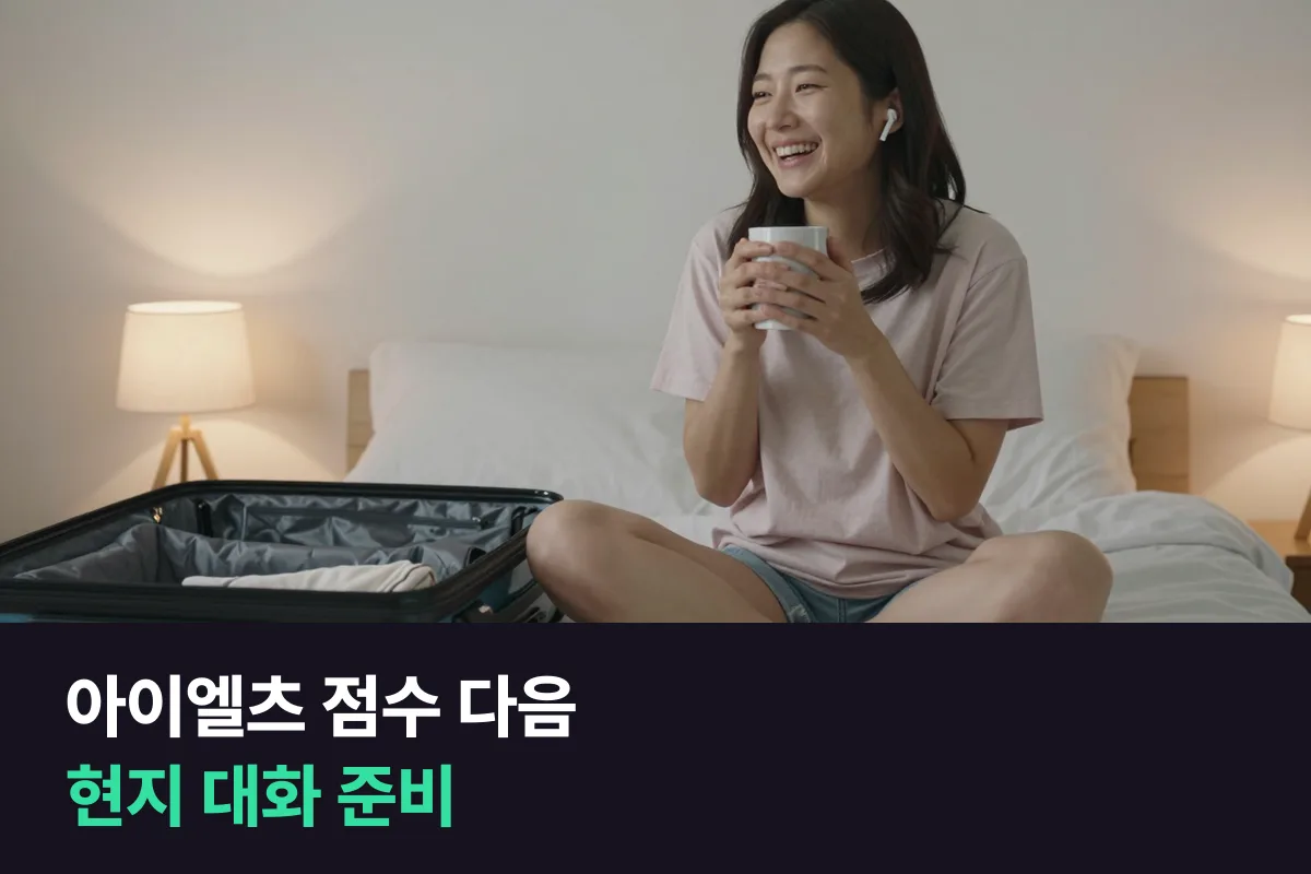 아이엘츠 점수는 받았는데 현지 대화가 걱정이라면, 아이엘츠 과정과 프리토킹 과정 중 어디로 가야 할까요?