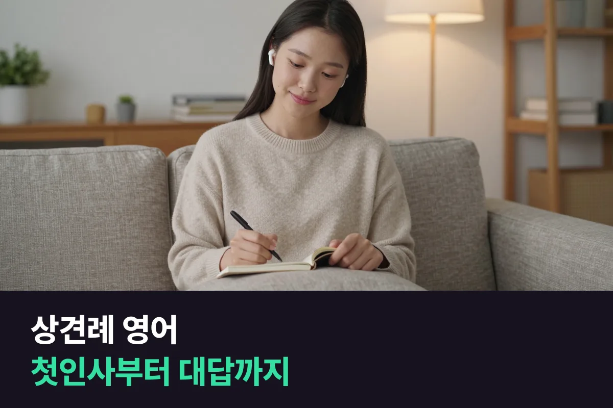 외국인 연인의 부모님을 처음 만나기 전에 상견례 영어는 무엇을 준비하면 될까요?