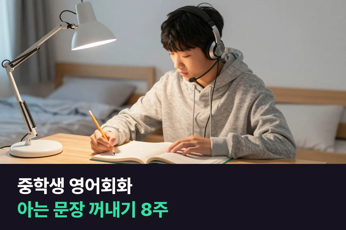 중학생 영어회화: 내신 점수는 나오는데 왜 말은 못 할까요?