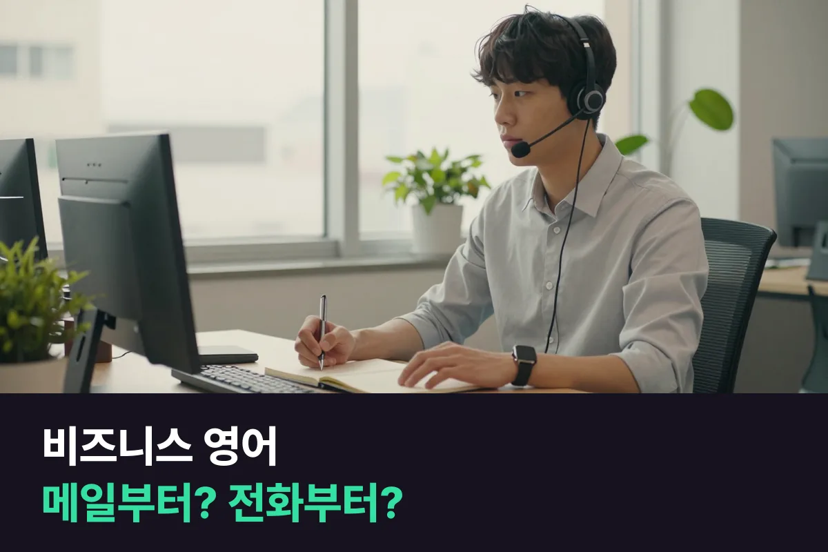 신입 직장인 비즈니스 영어 공부 순서: 이메일 첨삭과 전화 롤플레이 중 무엇부터 할까요?