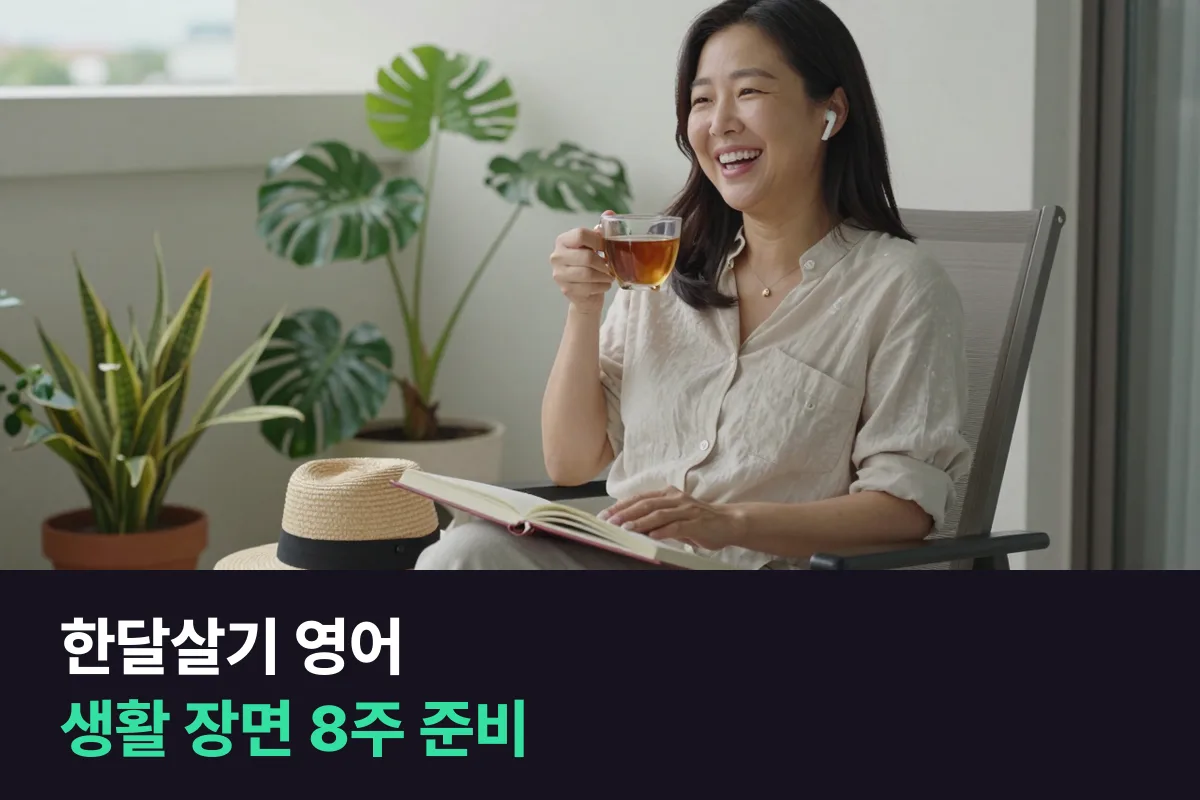 한달살기 영어: 여행 영어 말고 '생활 영어'를 준비하세요