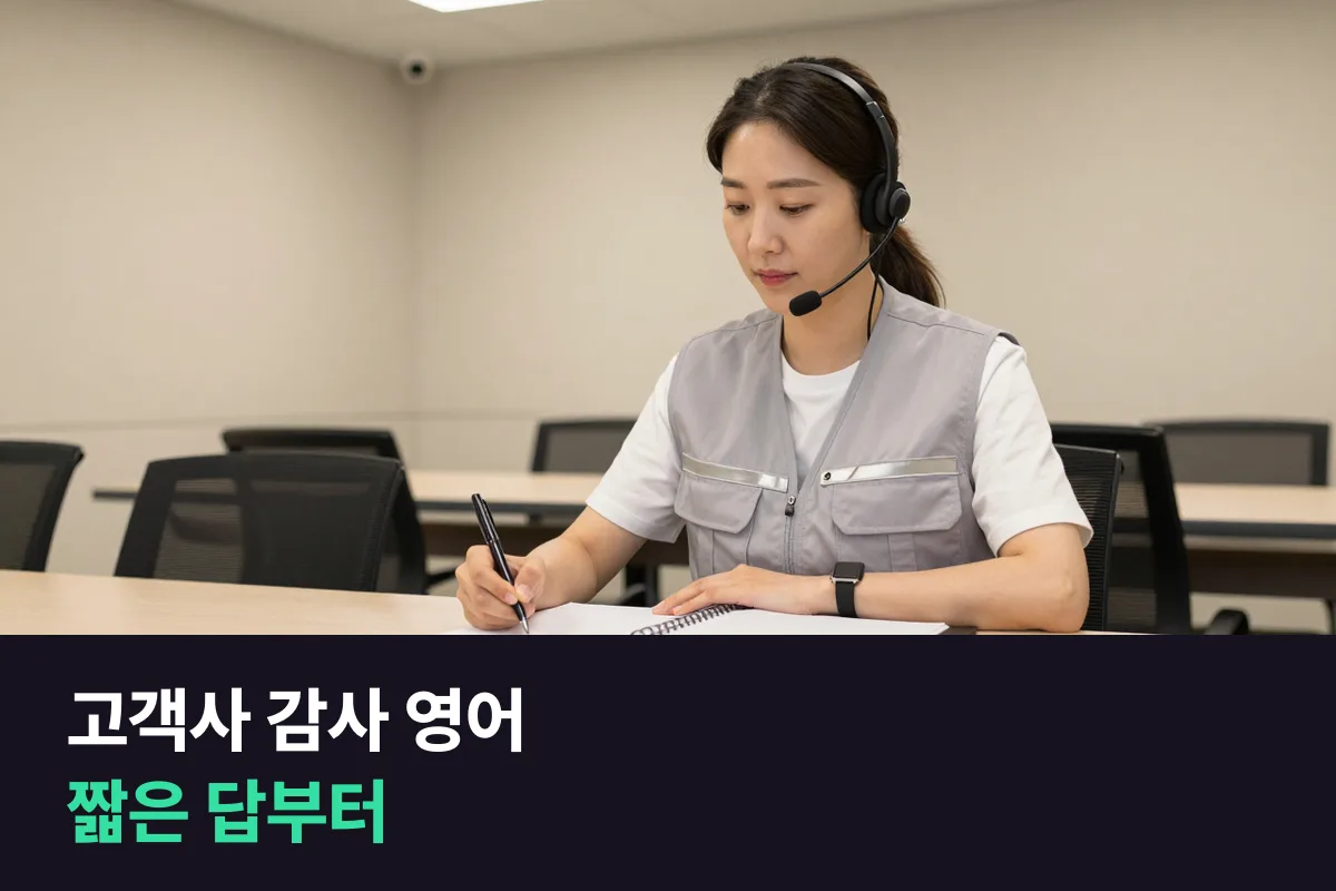 해외 고객사가 공장 감사를 온다면, 품질·환경 담당자는 영어를 무엇부터 준비할까요?
