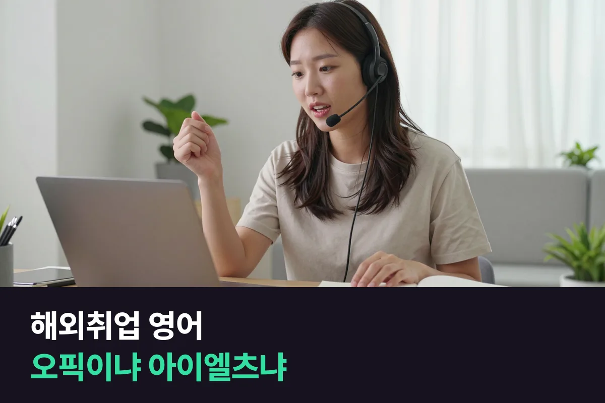 해외취업을 준비한다면 오픽 과정과 아이엘츠 스피킹 과정 중 무엇부터 들을지 이렇게 정하세요