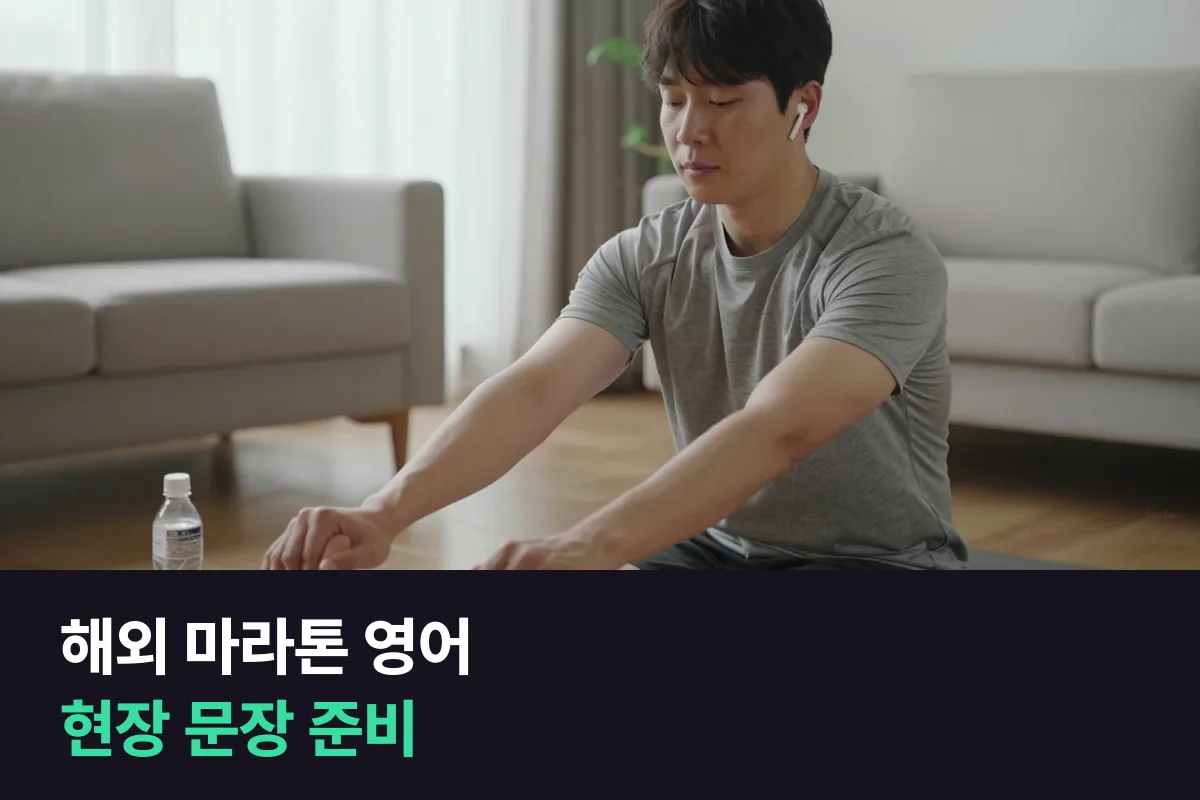 해외 마라톤·트레킹 대회에 나가는 사람, 현장 영어는 무엇부터 준비할까요?