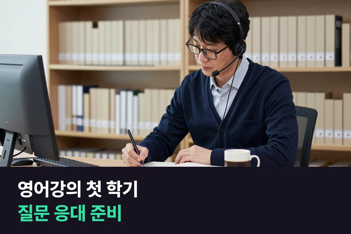 영어로 전공 강의를 맡게 된 교수는 수업 진행과 질문 응대 영어를 어떻게 준비할까요?