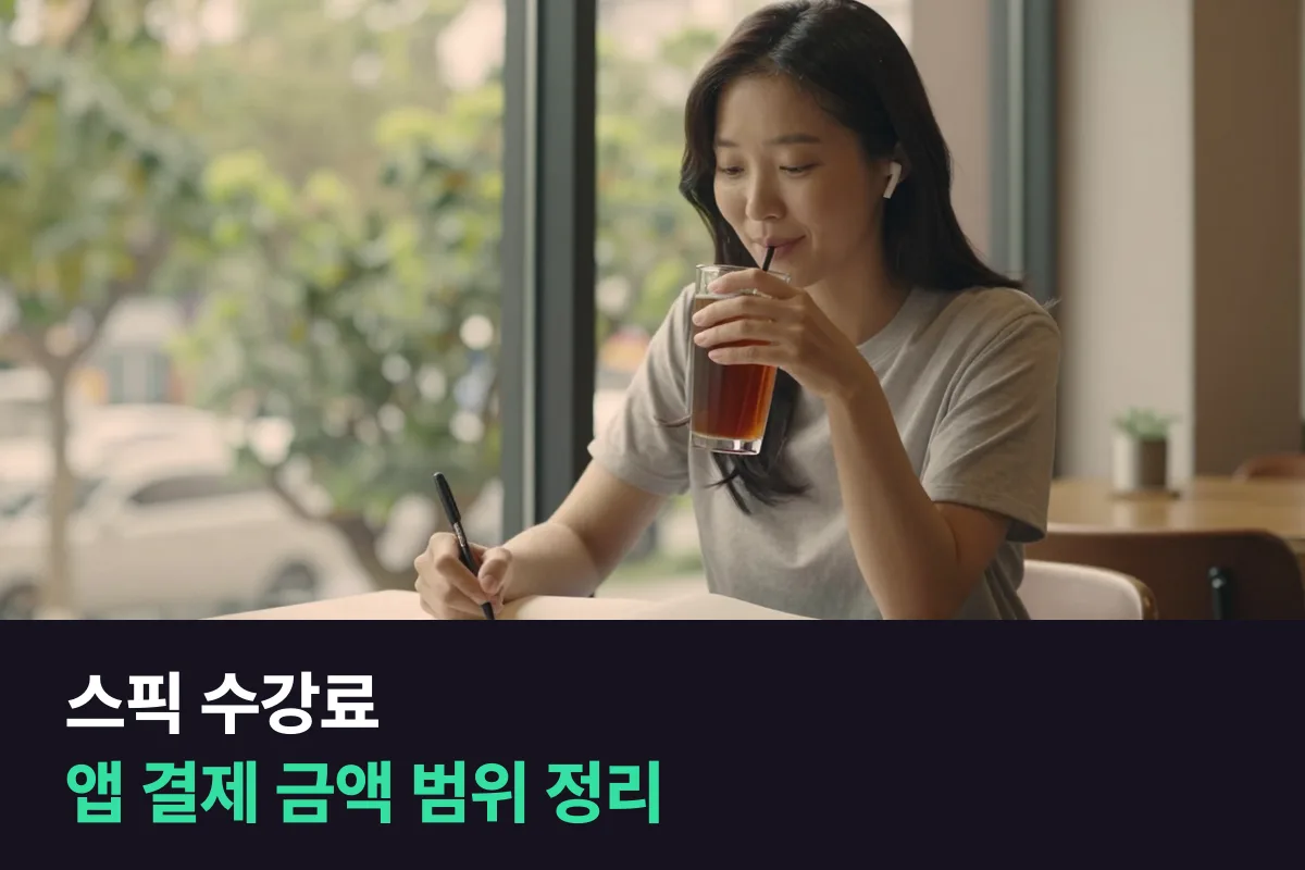 스픽 수강료는 공식 사이트에 없어요, 앱 결제 금액 범위와 확인할 점을 정리했어요