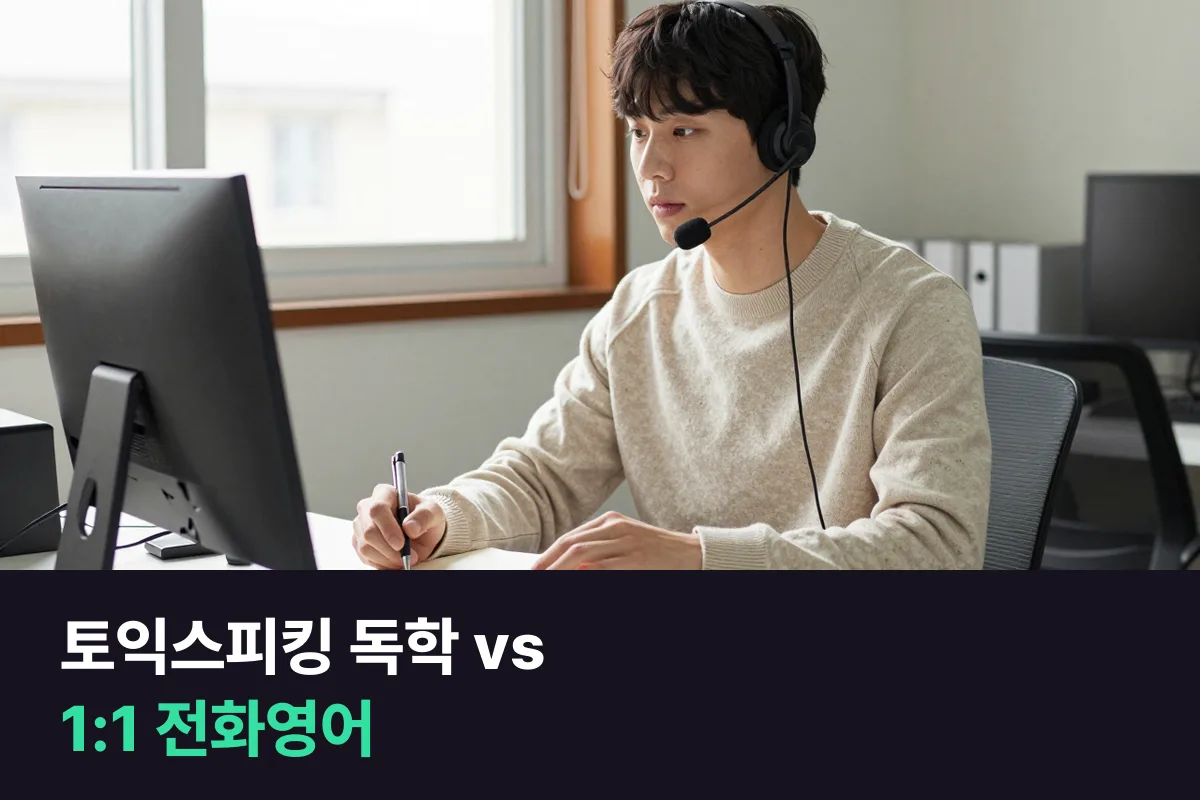 토익스피킹 독학 vs 1:1 전화영어: 레벨6이 목표인 취준생은 어디까지 혼자 할까