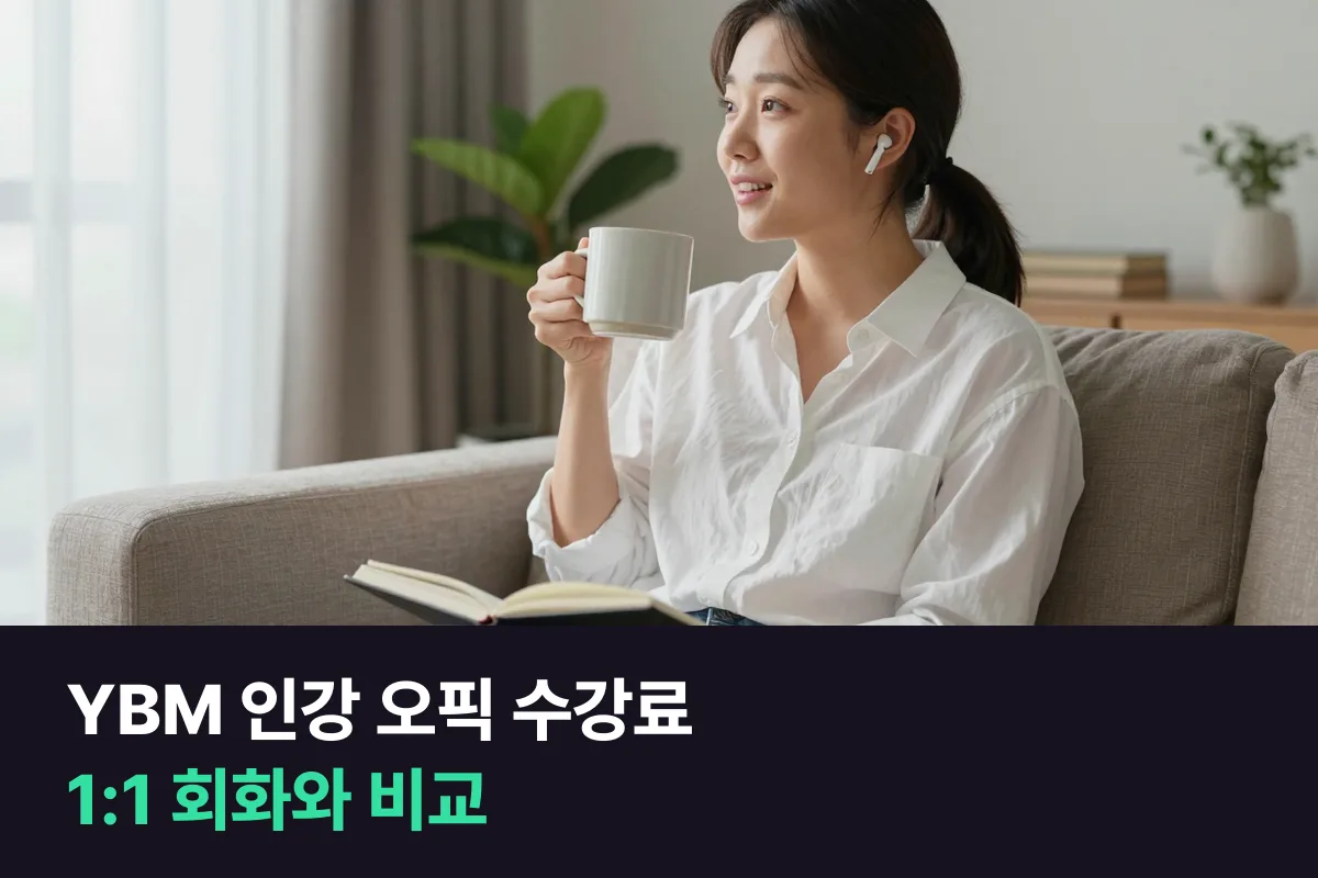 YBM 인강 오픽 단과 수강료는 강좌 하나에 51,000원부터 62,000원까지예요